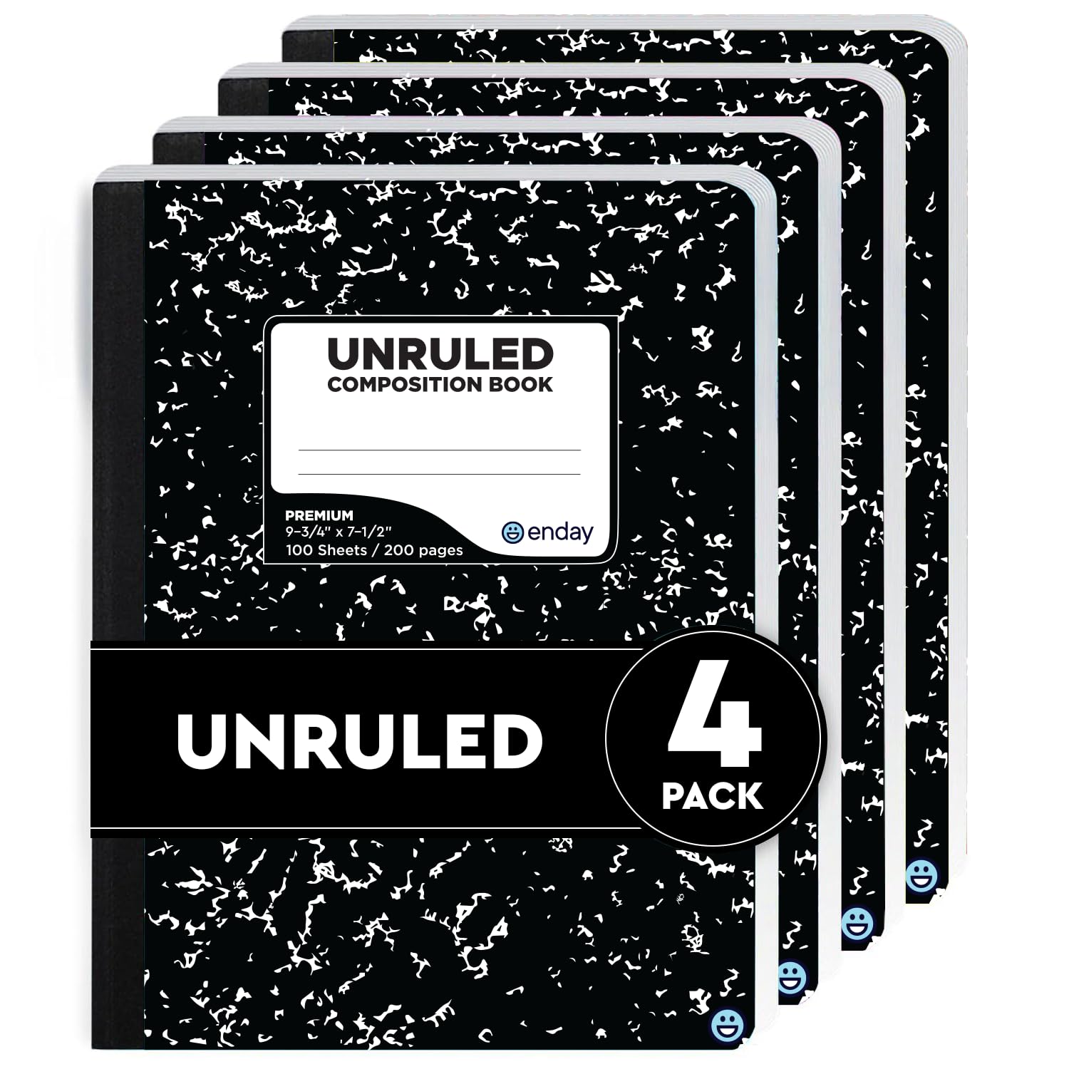 マーブルページ Amazon | 1 Subject Wide Ruledマーブルコンポジション80ページ